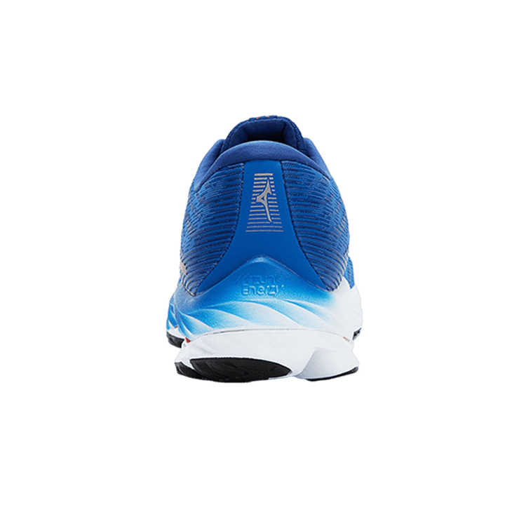 Mizuno Wave Rider 26 Blue White Angle 2