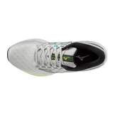 Mizuno Wave Inspire 18 Light Gray Black Yellow Angle 0