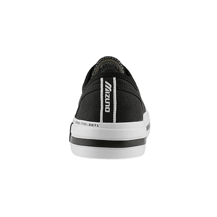 Mizuno Court S Low Tops Skateboarding Unisex Black White Angle 0