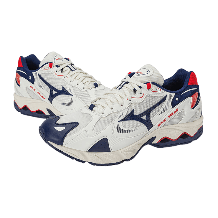 Mizuno Wave Solar White Angle 1