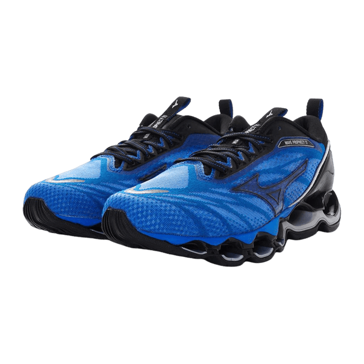 Mizuno Wave Prophecy 11 Blue Black Angle 0