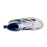 Mizuno CL MID Skateboarding Black White Blue Angle 0