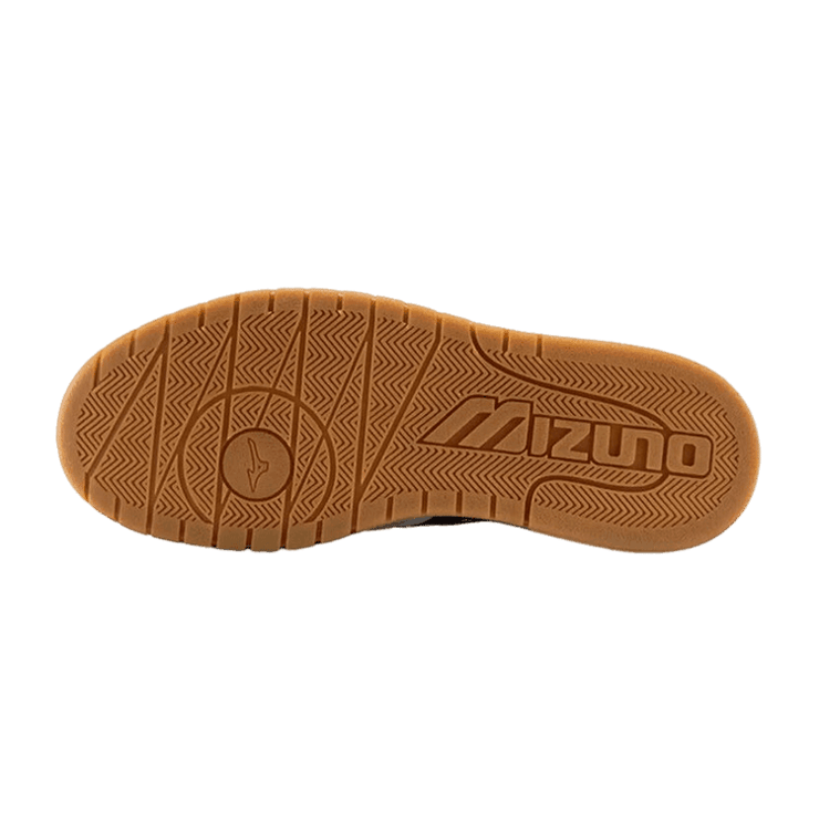 Mizuno CL MID Skateboarding Black White Blue Angle 2