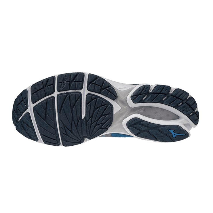 Mizuno Wave Rider Waveknit 3 Blue Grey Angle 2