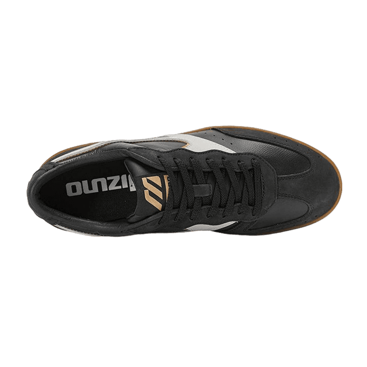Mizuno Court Lite S Black White Brown Angle 0