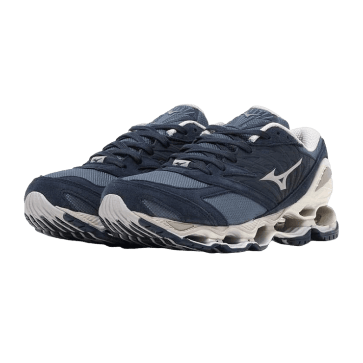 Mizuno Wave Prophecy LS Blue White Angle 0