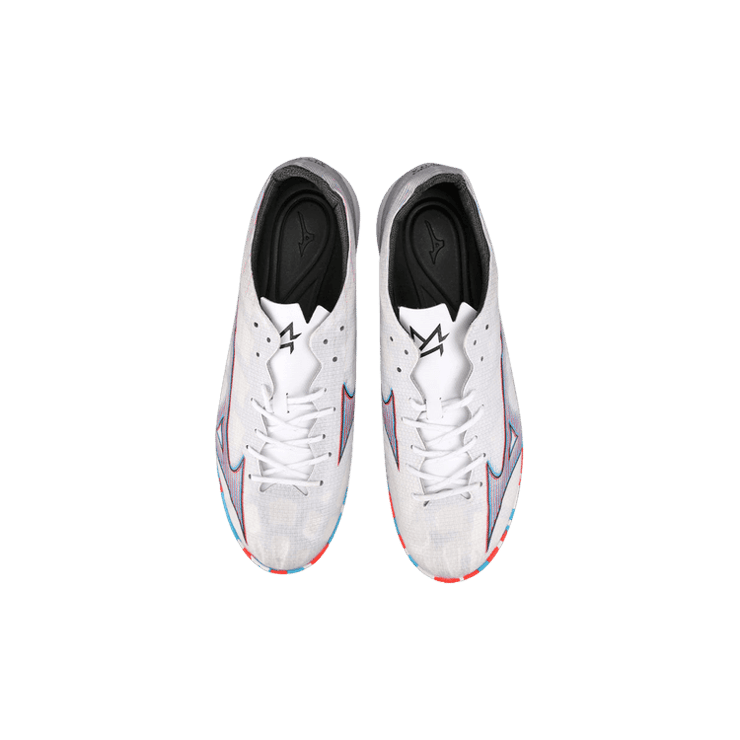 Mizuno Alpha Pro AS TF White Ignition Red Angle 1