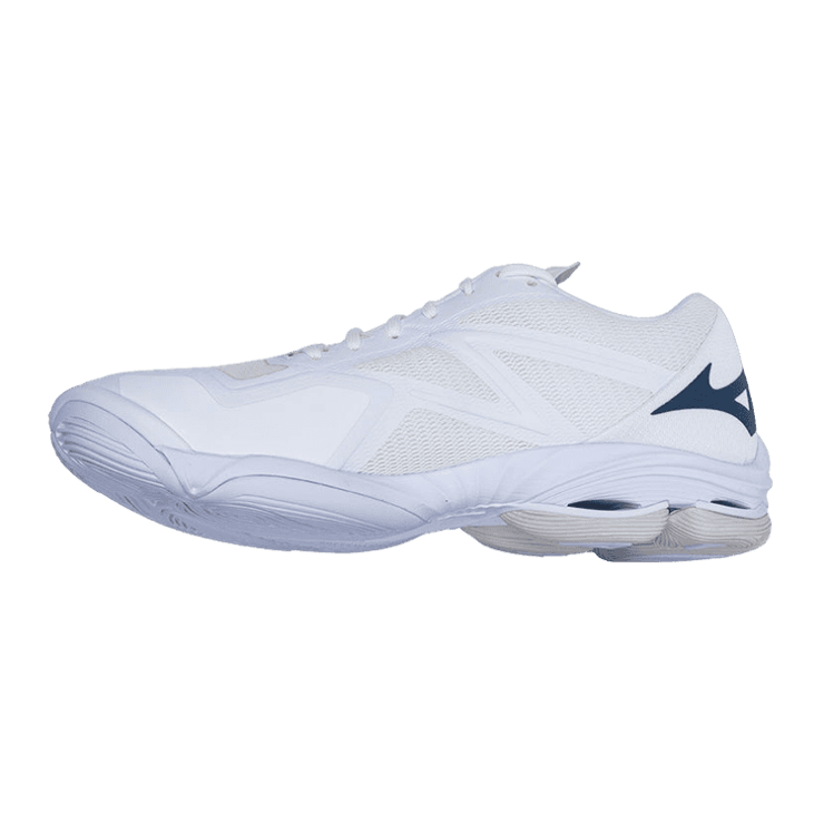 Mizuno Wave Lighting Z7 White Black Blue Angle 2