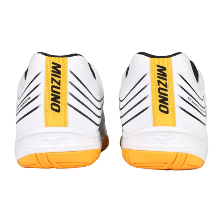 Mizuno Cyclone Speed 3 White Black Orange Angle 0
