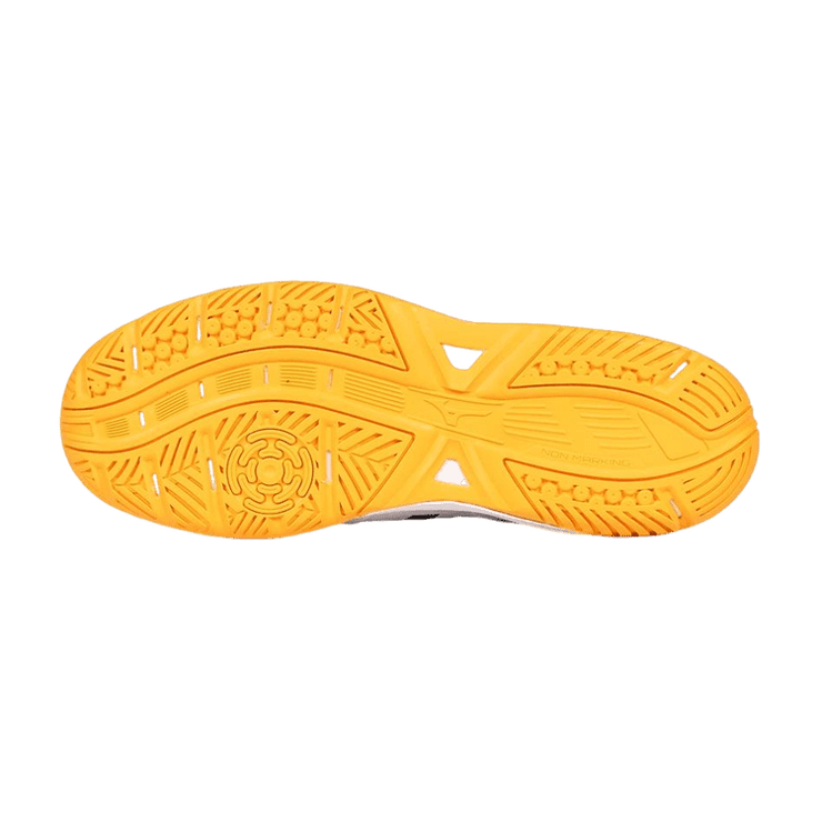 Mizuno Cyclone Speed 3 White Black Orange Angle 1