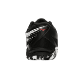 Mizuno Wave Medal 6 Black White Red Angle 1