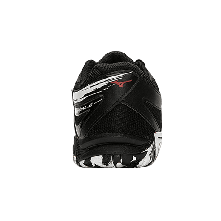 Mizuno Wave Medal 6 Black White Red Angle 1