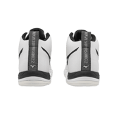 Mizuno Wave Super Sonic 2 Mid White Black Angle 1