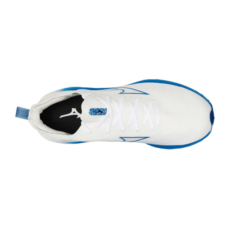 Mizuno Wave Neo Wind White Blue Angle 1