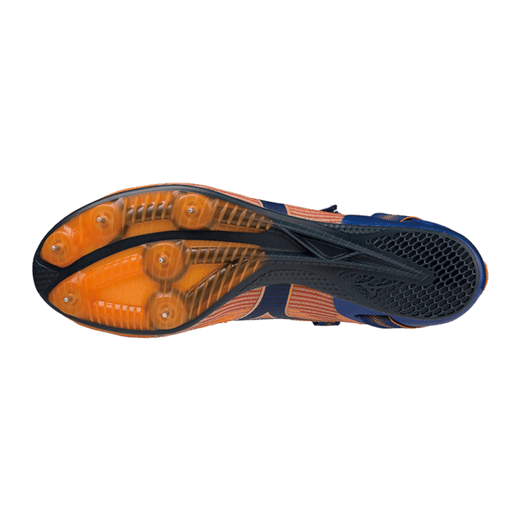 Mizuno X-Laser Elite 2 Orange Blue Angle 2