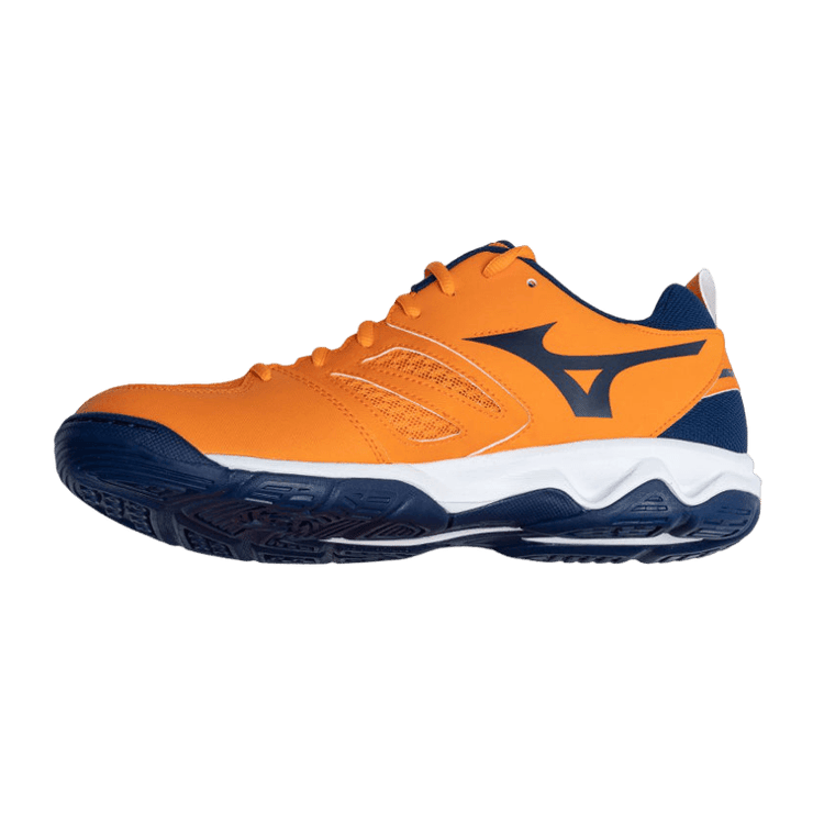Mizuno Dynablitz Orange Dark Blue Angle 1