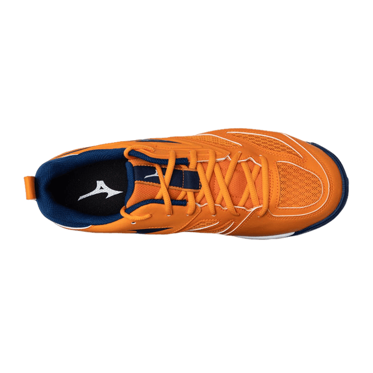 Mizuno Dynablitz Orange Dark Blue Angle 2