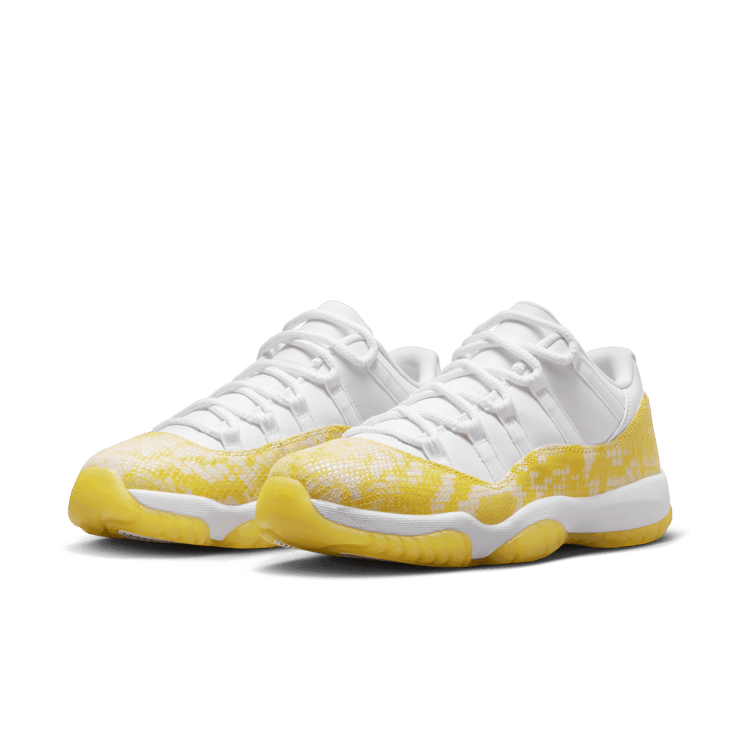 Air Jordan 11 Low Snake Yellow Python (W) Angle 2