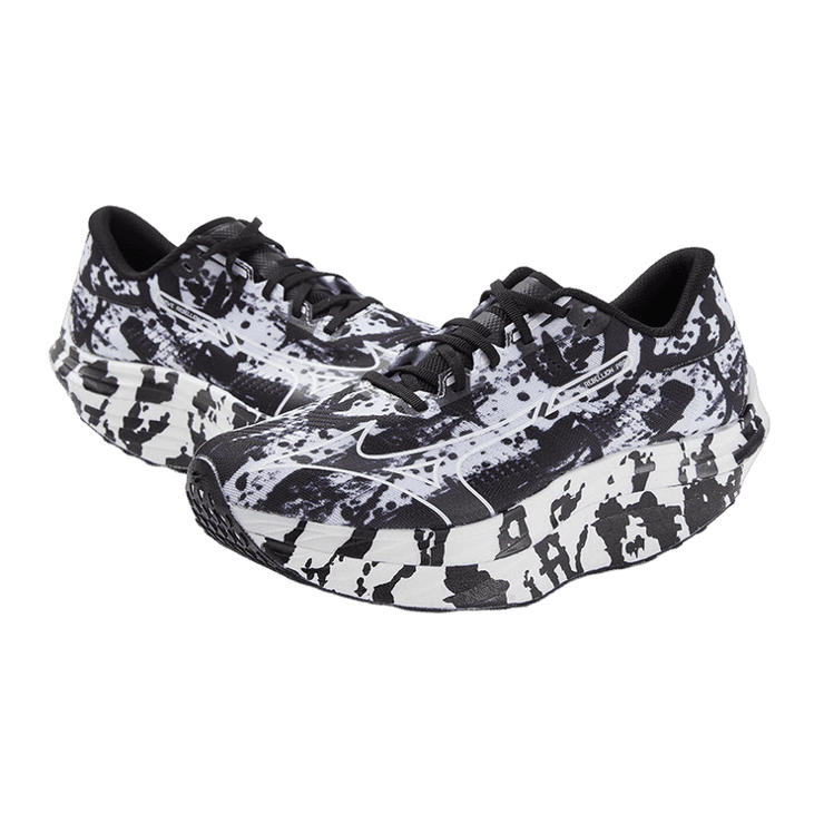 Mizuno Wave Rebellion Pro White Black Angle 1