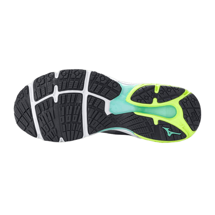 Mizuno Wave Prodigy 4 Grey Green Angle 1