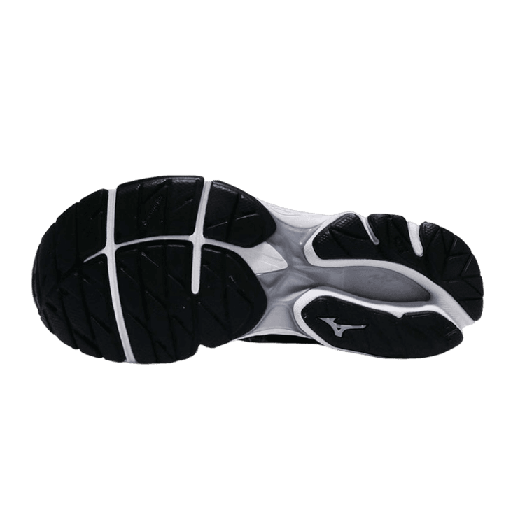 Mizuno Wave Rider 21 Black Grey (W) Angle 0