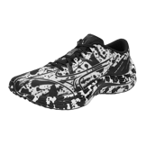 Mizuno Wave Rebellion Flash White Black Splatter Angle 0