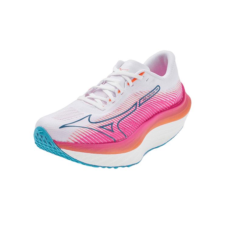 Mizuno WAVE REBELLION PRO White (W) Angle 0