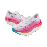 Mizuno WAVE REBELLION PRO White (W) Angle 1