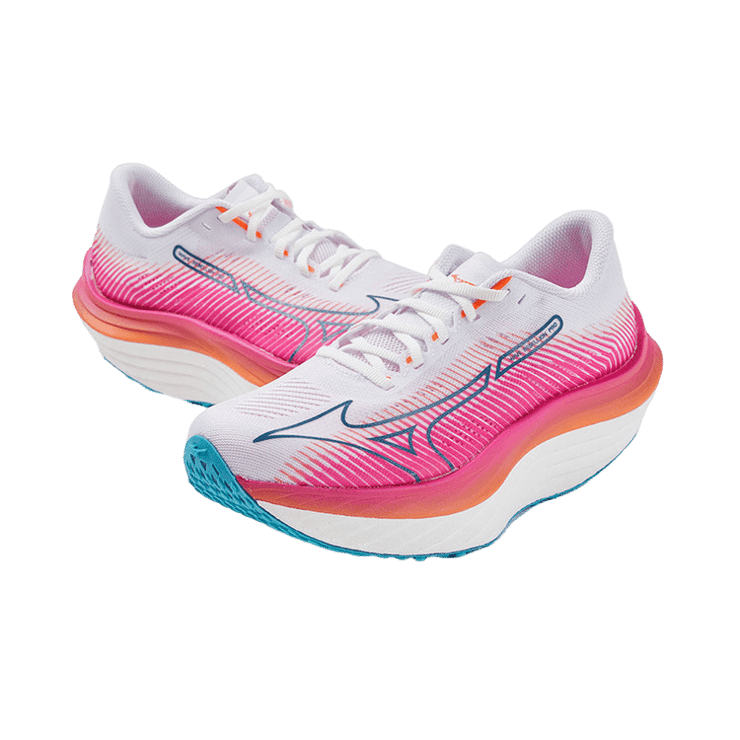 Mizuno WAVE REBELLION PRO White (W) Angle 1