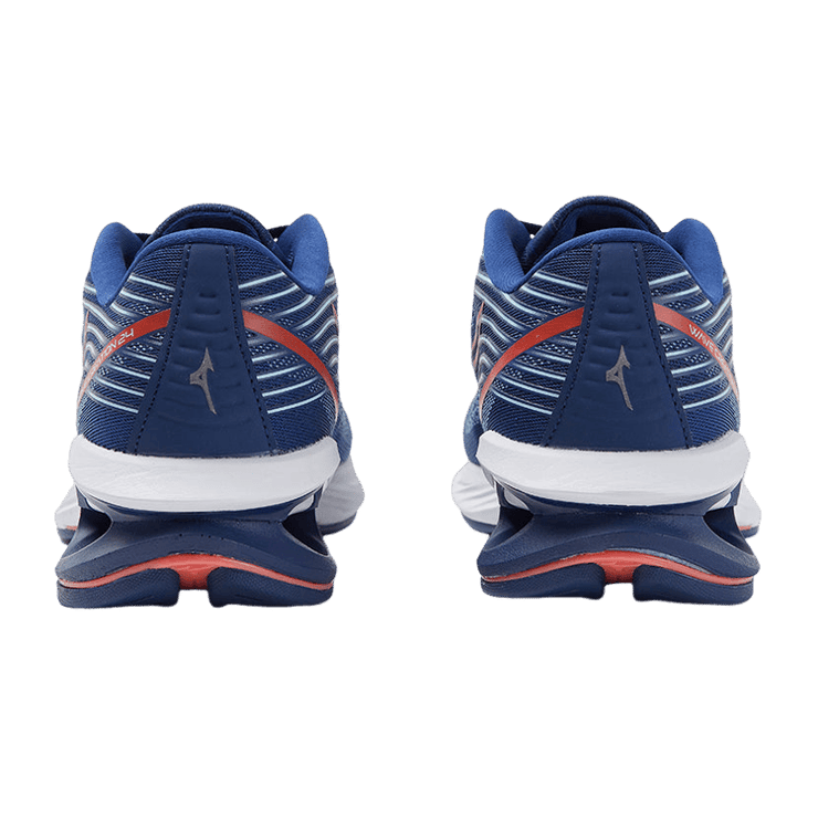 Mizuno Wave Creation 24 Blue Orange Angle 2