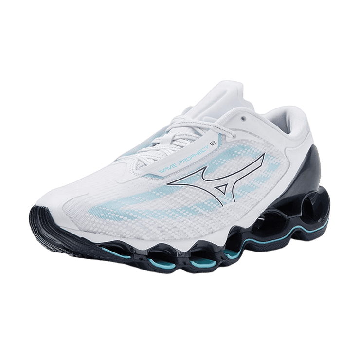 Mizuno Wave Prophecy 12 White Angle 0