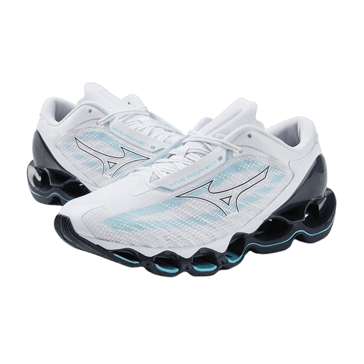 Mizuno Wave Prophecy 12 White Angle 1