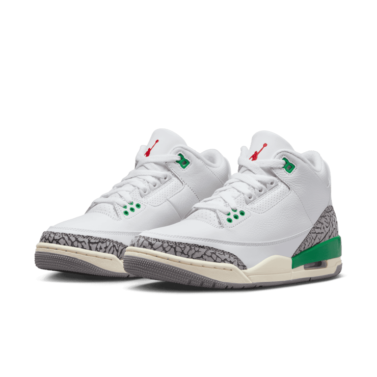 Air Jordan 3 Retro Lucky Green (W) Angle 2