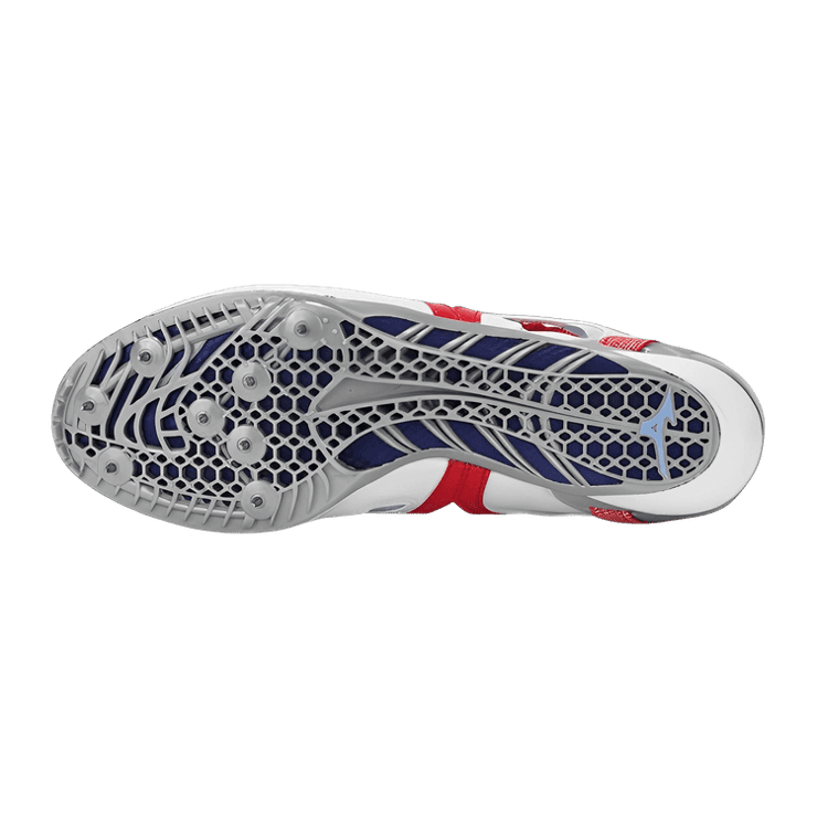 Mizuno Chrono Inx SP White Red Angle 1