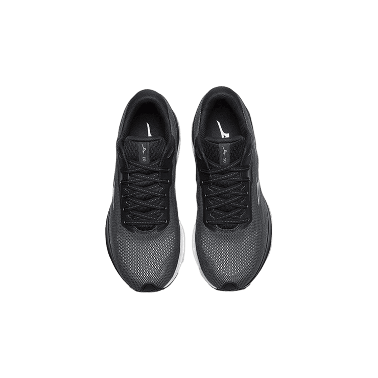 Mizuno Wave Skyrise 3 3E Wide Black Grey Angle 0