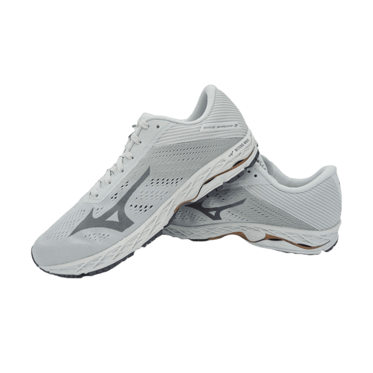 Mizuno Wave Shadow 3 Grey Angle 1
