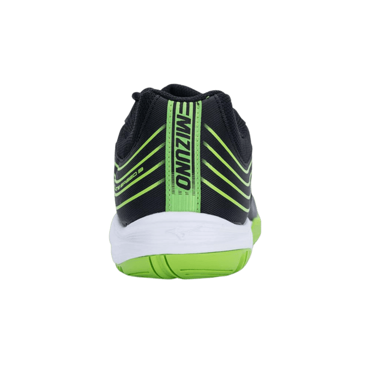 Mizuno Cyclone Speed 3 Black Green Angle 0