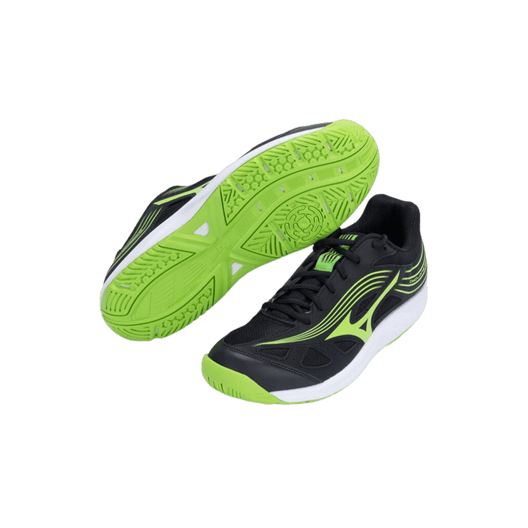 Mizuno Cyclone Speed 3 Black Green Angle 1