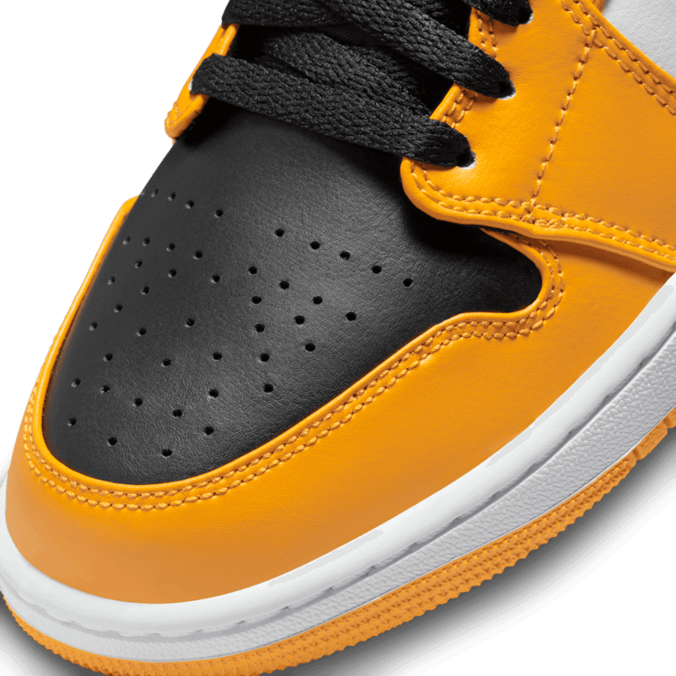 Jordan 1 Mid Yellow Toe 554724 701 Raffles Where to Buy