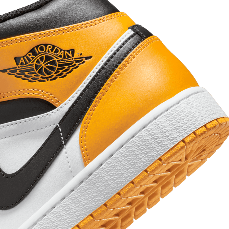 Jordan 1 Mid Yellow Toe 554724 701 Raffles Where to Buy