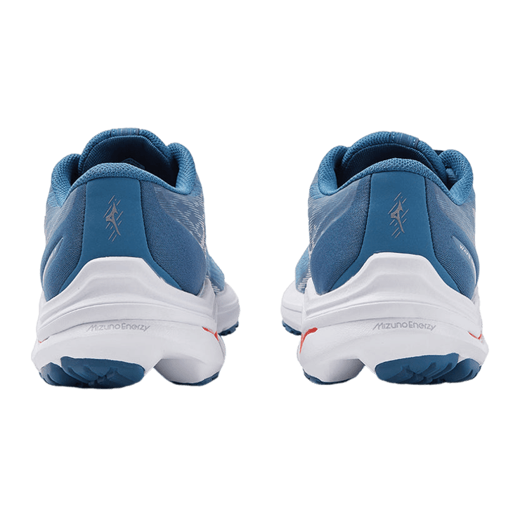 Mizuno Wave Equate 7 Grey Blue Grey White Orange Angle 2