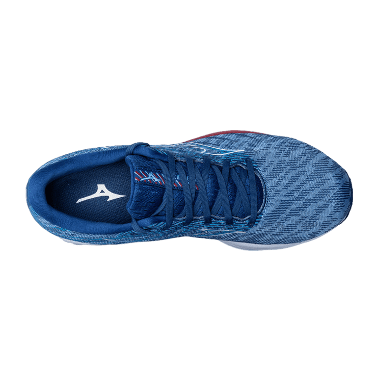 Mizuno Wave Rider 26 Blue Angle 1