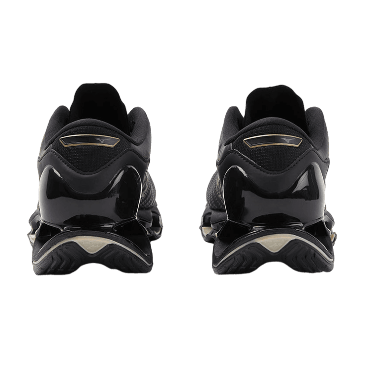 Mizuno Wave Prophecy 12 Black Gold Angle 2