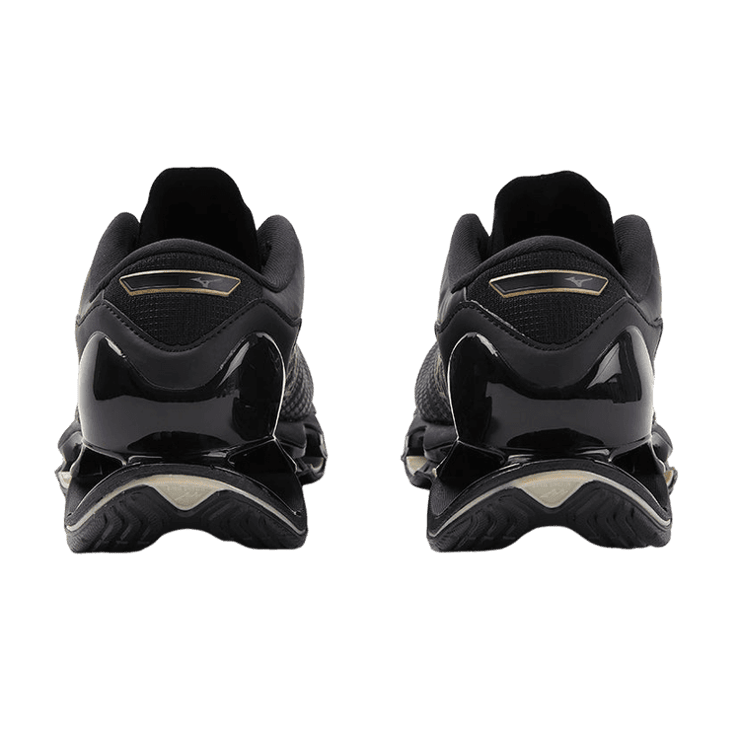 Mizuno Wave Prophecy 12 Black Gold Angle 2