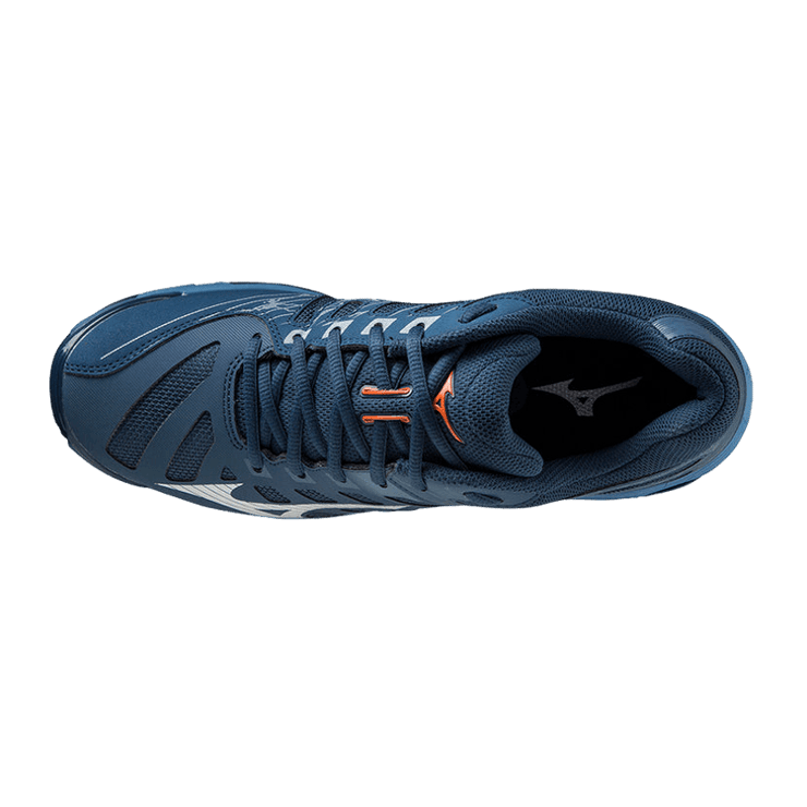 Mizuno Wave Voltage Blue White Angle 0