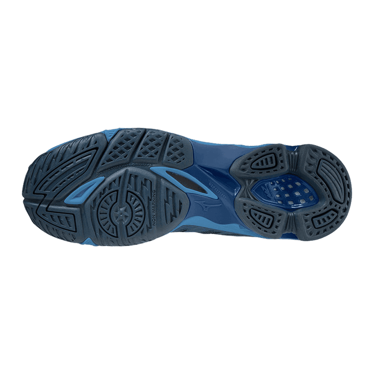Mizuno Wave Voltage Blue White Angle 1