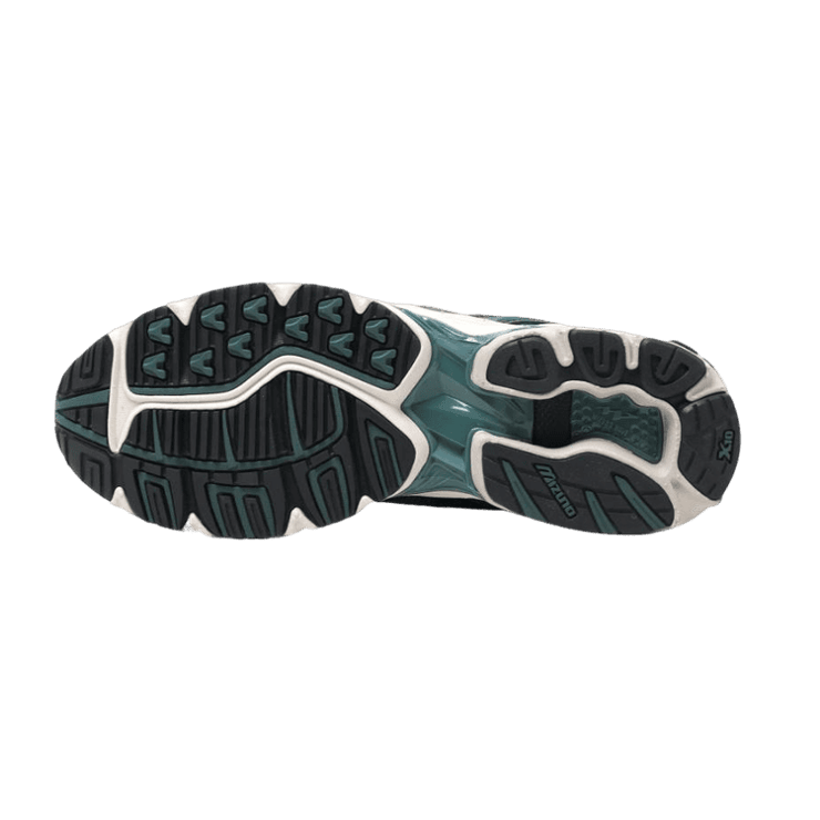 Mizuno Wave Rider 10 Silver Pine Angle 2