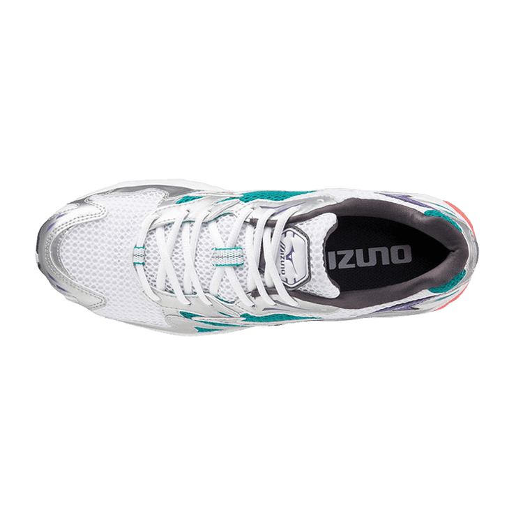Mizuno Wave Rider 10 White Angle 1