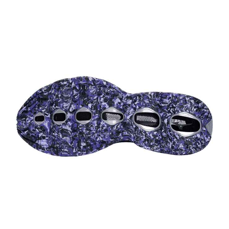 Mizuno Wave Prophecy X 10 Black Silver Purple Angle 2