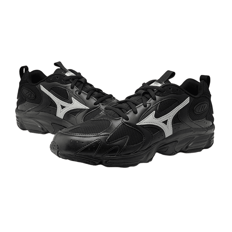 Mizuno running shoes Black White Angle 0